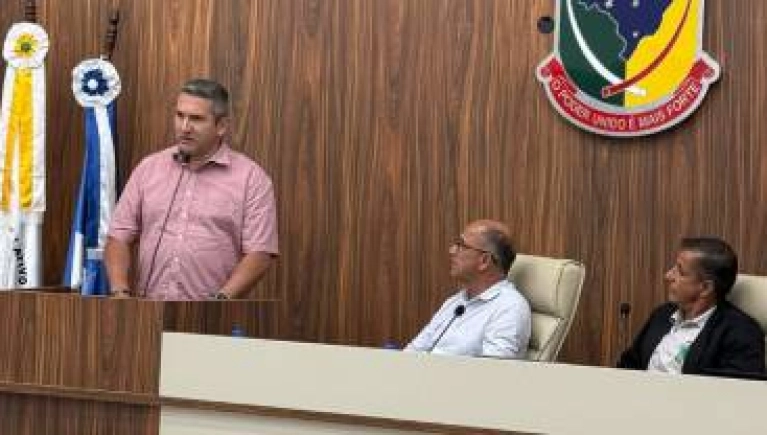 Presidente da Cerpalo na Câmara de Vereadores