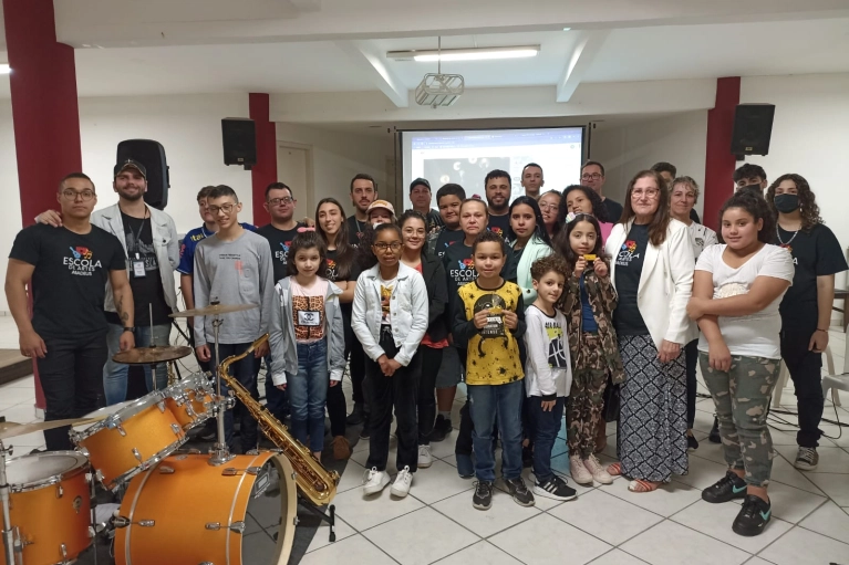 Workshop Musical Abadeus leva conhecimento e divers&atilde;o aos alunos