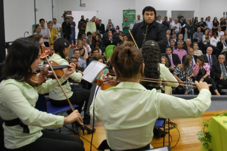Orquestra da Abadeus na inaugura&ccedil;&atilde;o da IFSC