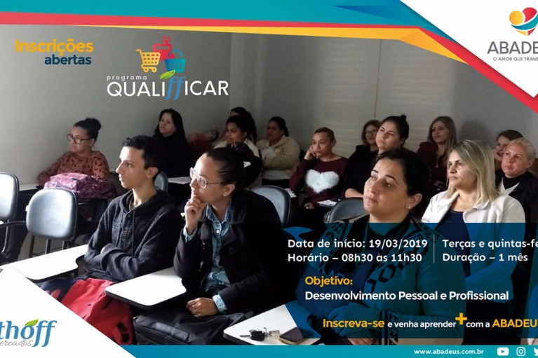Est&atilde;o abertas as inscri&ccedil;&otilde;es para o Programa Qualifficar 