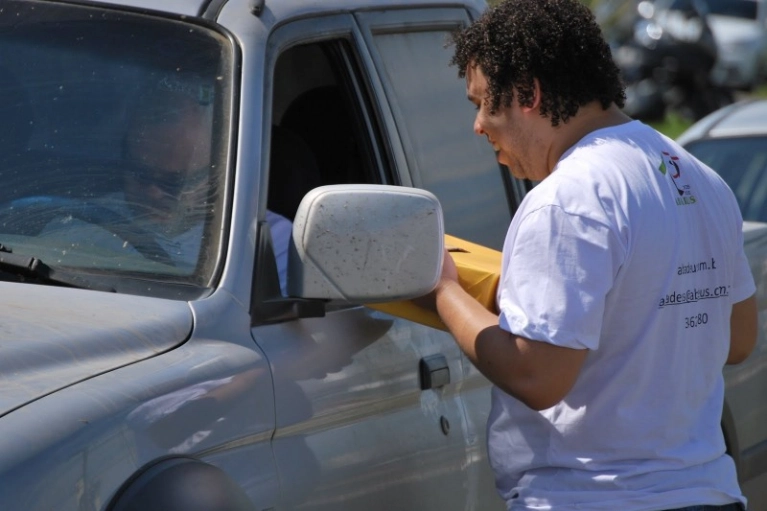 Abadeus realiza ped&aacute;gio beneficente