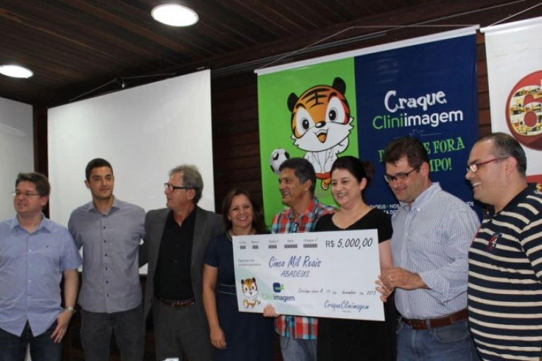 Abadeus e Casa Guido empatam e dividem Craque Cliniimagem