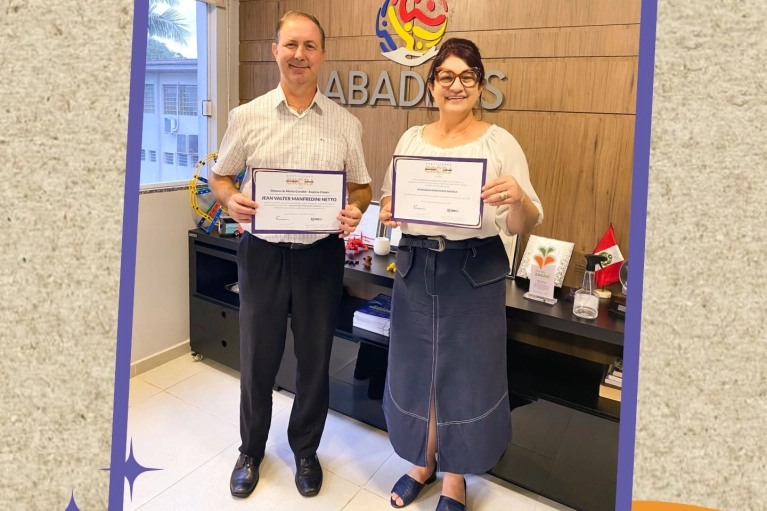 Abadeus recebe Certificado Empresa Cidad&atilde; pelo terceiro ano consecutivo