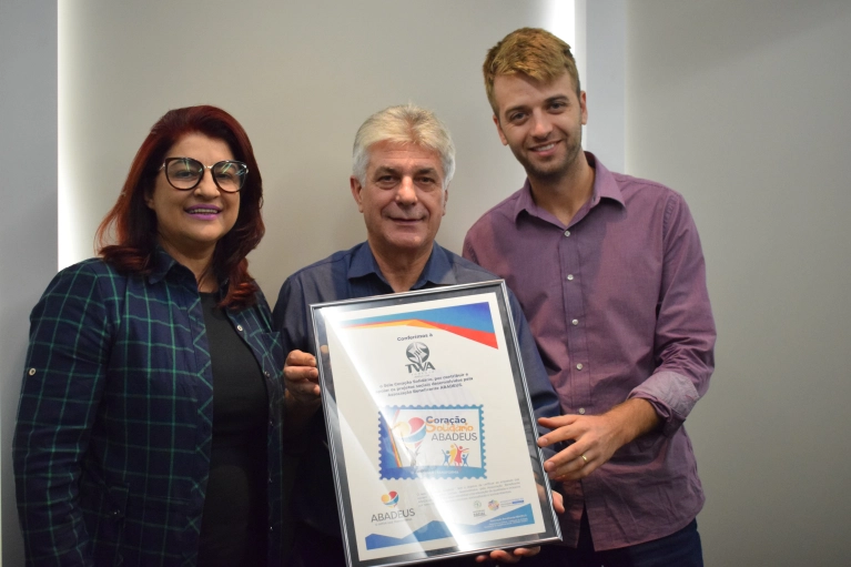 Selo Cora&ccedil;&atilde;o Solid&aacute;rio ABADEUS 