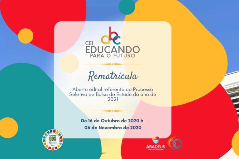 Edital de Rematr&iacute;cula do CEI Educando para o Futuro 2021