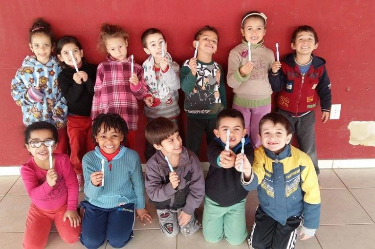 Cuidado com a higiene bucal.