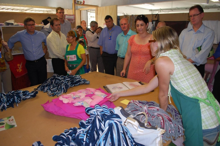 Gerentes do Banco do Brasil visitam Abadeus