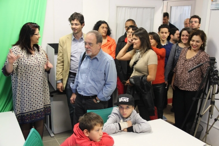 Integrantes do Minist&eacute;rio da Cultura visitam a Abadeus 