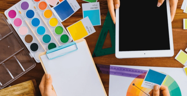 A influência das cores no seu trabalho