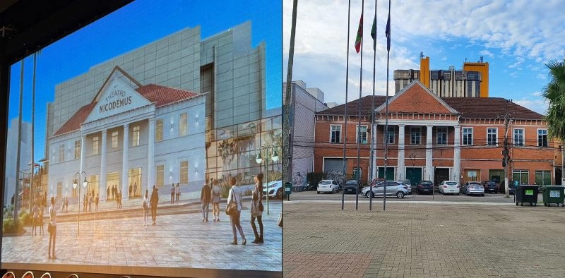 Centro de Joinville ter&aacute; teatro de R$ 93 milh&otilde;es no antigo Cine Pal&aacute;cio