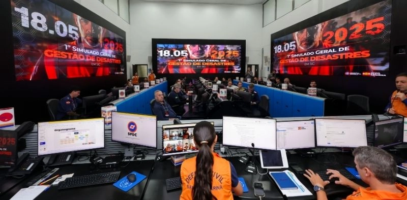Santa Catarina vai realizar maior simulado de desastres naturais da hist&oacute;ria