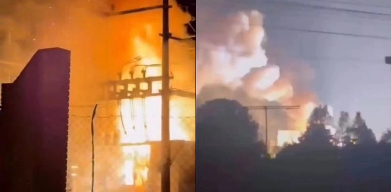 V&Iacute;DEO - Inc&ecirc;ndio em subesta&ccedil;&atilde;o deixa 57 mil unidades sem energia em S&atilde;o Bento do Sul e em outras duas cidades