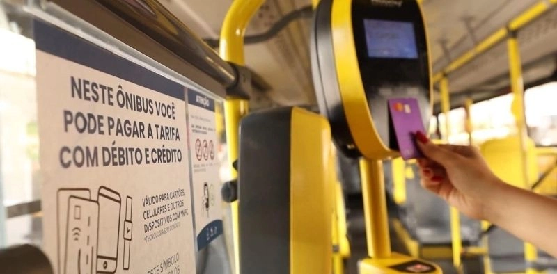 &Ocirc;nibus de Joinville passam a aceitar pagamento com cart&atilde;o a partir deste domingo