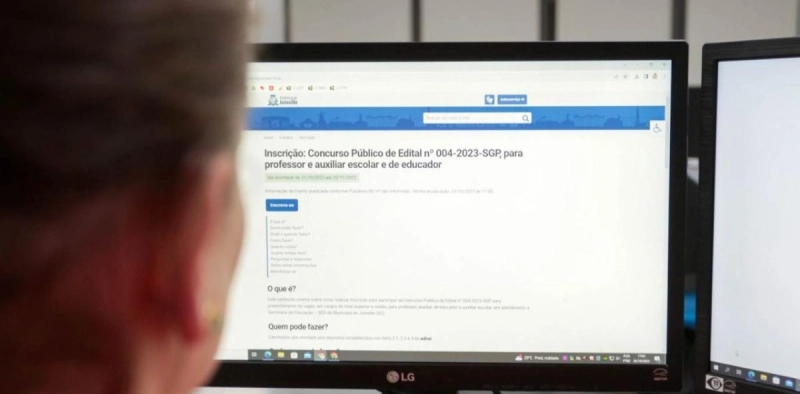 Joinville abre inscri&ccedil;&otilde;es para concurso p&uacute;blico da Educa&ccedil;&atilde;o nesta ter&ccedil;a-feira
