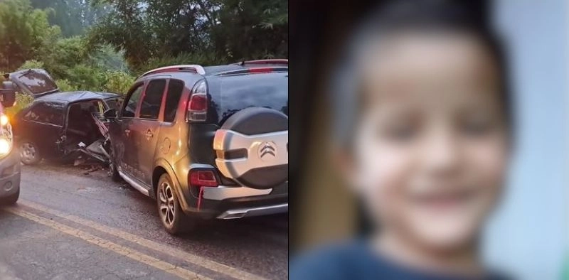 Crian&ccedil;a de 3 anos morre ap&oacute;s uma semana internada por acidente na BR-280 em Corup&aacute;