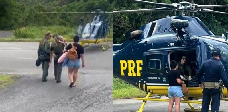 Crian&ccedil;a com c&acirc;ncer morre ap&oacute;s mobilizar resgate com helic&oacute;ptero na BR-101, em Joinville