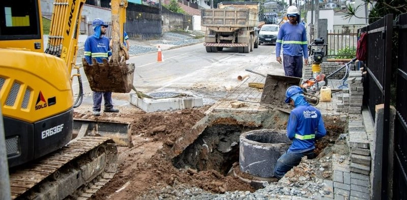 Joinville inicia obras de esgoto em quatro bairros com investimento de R$ 115 milhões