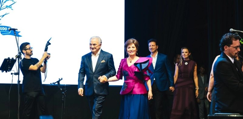 Cleusa Coral-Ghanem recebe a Medalha do M&eacute;rito Princesa Dona Francisca