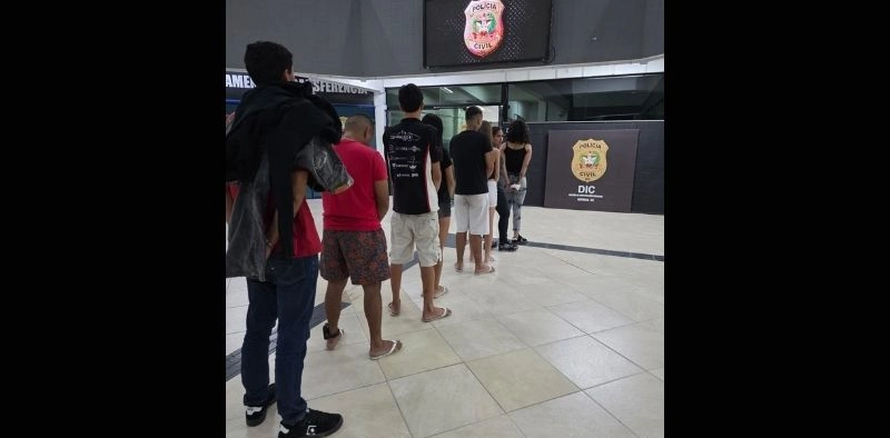 Pol&iacute;cia prende 9 suspeitos durante opera&ccedil;&atilde;o contra comemora&ccedil;&atilde;o de fac&ccedil;&atilde;o em Joinville