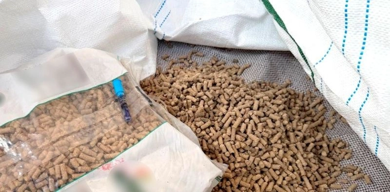 V&Iacute;DEO  - Coca&iacute;na misturada a pellets de madeira, com destino &agrave; Alemanha, &eacute; apreendida no Porto de Itapo&aacute;