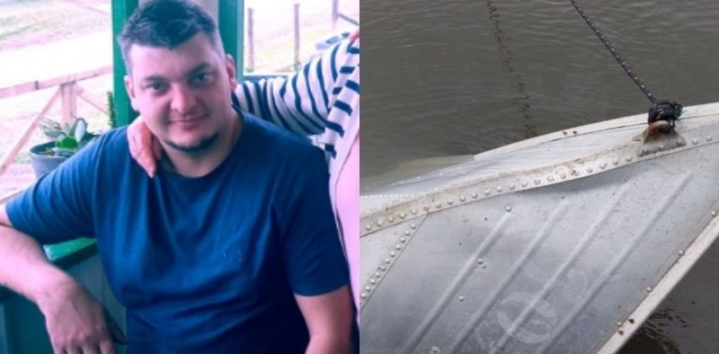 Identificado homem que morreu ap&oacute;s barco virar no Rio Cachoeira, em Joinville