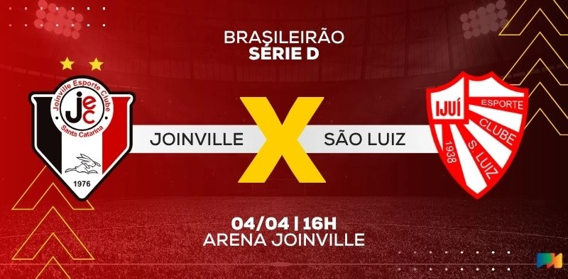 Joinville x S&atilde;o Luiz: veja prov&aacute;veis escala&ccedil;&otilde;es e onde assistir ao vivo o jogo da S&eacute;rie D