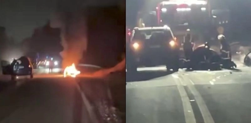 Ap&oacute;s motocicleta pegar fogo, motorista morre em grave acidente na BR-280 em Jaragu&aacute; do Sul