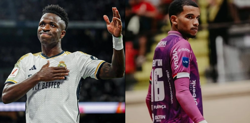 Ap&oacute;s suposto caso de racismo, goleiro do JEC Futsal recebe mensagem de apoio de Vini Jr