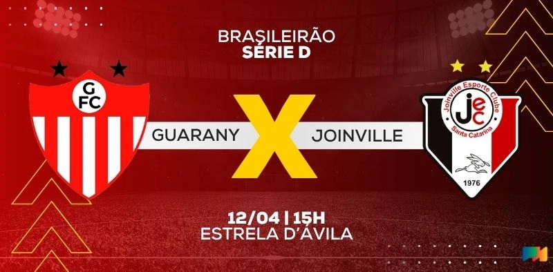 Guarany x Joinville: veja prov&aacute;veis escala&ccedil;&otilde;es e onde assistir ao vivo o jogo da S&eacute;rie D