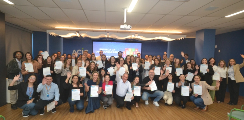 Declara&ccedil;&atilde;o de Signat&aacute;rio 2026 &eacute; entregue a integrantes do Comit&ecirc; ODS Crici&uacute;ma