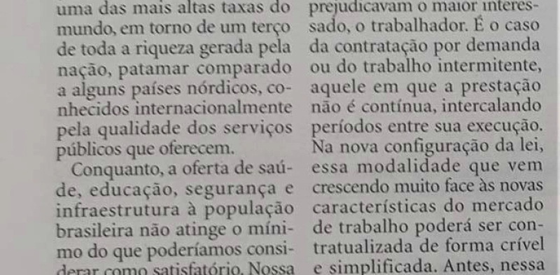 08/08/2017 - Artigo publicado no Di&aacute;rio Catarinense 