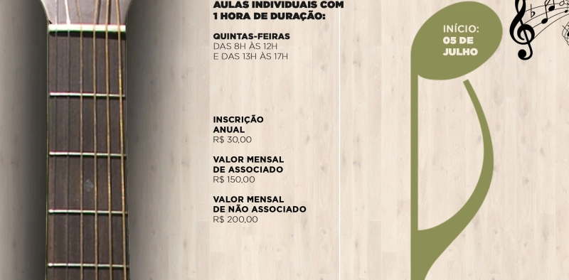 Acic abre inscri&ccedil;&otilde;es para oficinas de m&uacute;sica