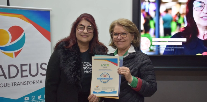 Acic &eacute; contemplada com o Selo de Inova&ccedil;&atilde;o Social da Abadeus