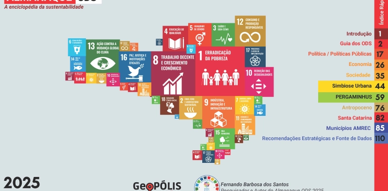 Almanaque ODS 2025 reúne panorama inédito sobre desenvolvimento sustentável na Amrec e em SC