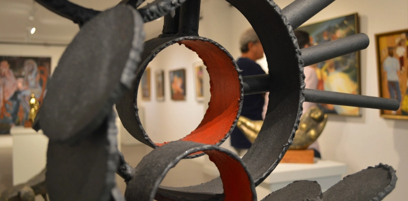 Versatilidade marca exposi&ccedil;&atilde;o da artista Arlinda Volpato