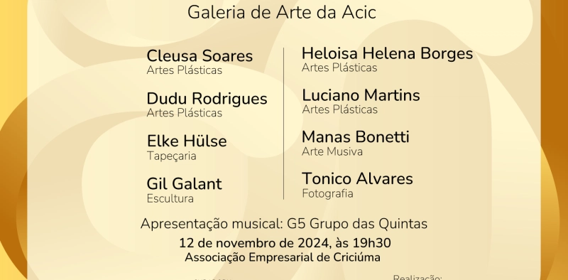 Coletiva de Artistas encerra a temporada do Cultura Acic
