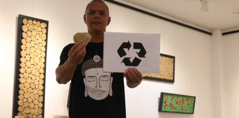 Artista faz apelo &agrave; sustentabilidade
