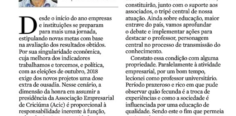 Desafios para este ano