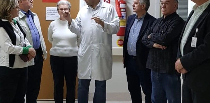 Diretoria da Acic conhece estrutura do Hospital S&atilde;o Jos&eacute;