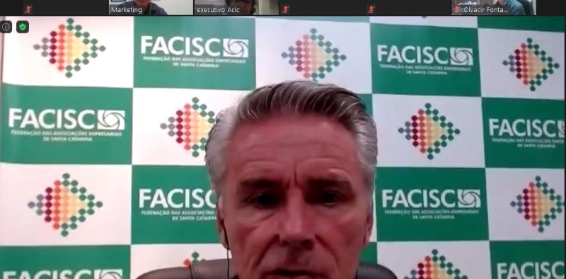 Diretoria da Acic recebe presidente da Facisc