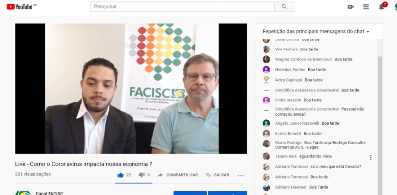 Economista da Facisc avalia impactos da economia com a chegada do coronav&iacute;rus