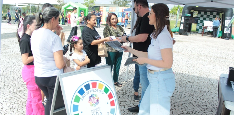 Evento &ldquo;ODS no Parque&rdquo; re&uacute;ne empresas e leva conhecimento para a comunidade