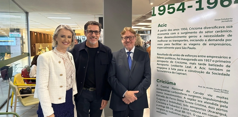 Exposição celebra relação da Acic com o desenvolvimento da região