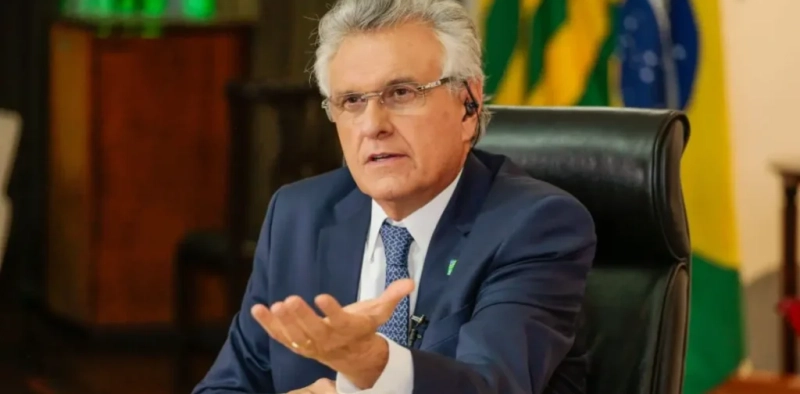 Governador de Goiás, Ronaldo Caiado, participa de painel na Acic