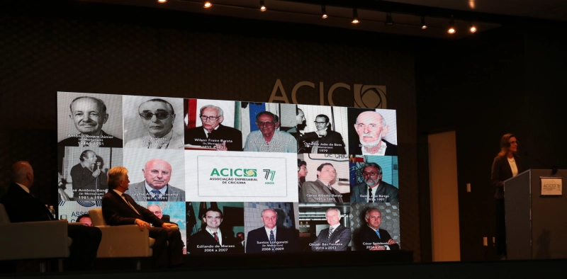 Homenagens marcam a celebra&ccedil;&atilde;o dos 77 anos da Acic