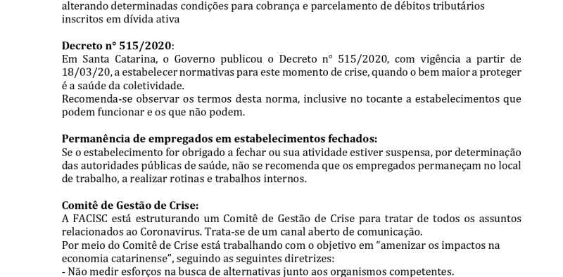 Impactos do coronav&iacute;rus na economia 