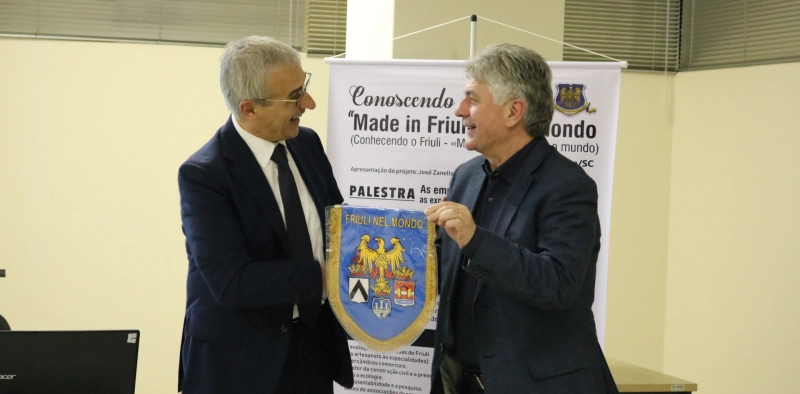 Italianos da regi&atilde;o de Friulli trocam experi&ecirc;ncias com empres&aacute;rios na Acic