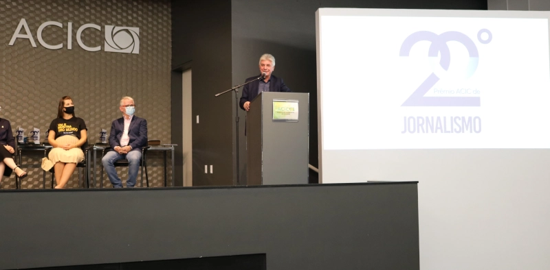 Moacir Dagostin - 20&ordm; Pr&ecirc;mio Acic de Jornalismo