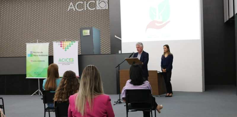 Moacir Dagostin - Entrega Selo de Melhores Pr&aacute;ticas de Sustentabilidade Ambiental 