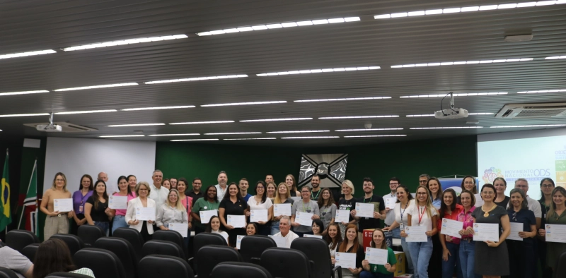 Selo ODS 2023 &eacute; entregue para signat&aacute;rios que cumpriram compromissos de sustentabilidade